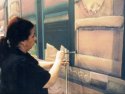Erlinda Painting Jay Leno Set